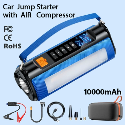 Hava nasosu Jump Starter and Air - ts03sh-eva-package-all-in-one-machine-top-with-10000mah-english-version