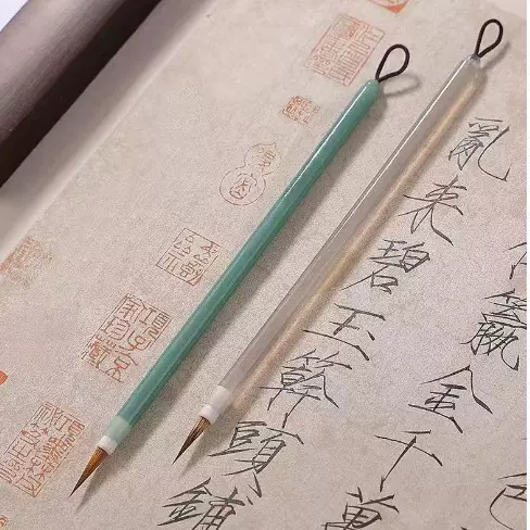 天青烟雨宋徽宗瘦金体毛笔 小楷狼毫紫毫书法毛笔国画工笔画勾线