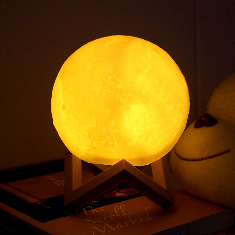 3D Moon Lamp Night Light Creative Moon L...