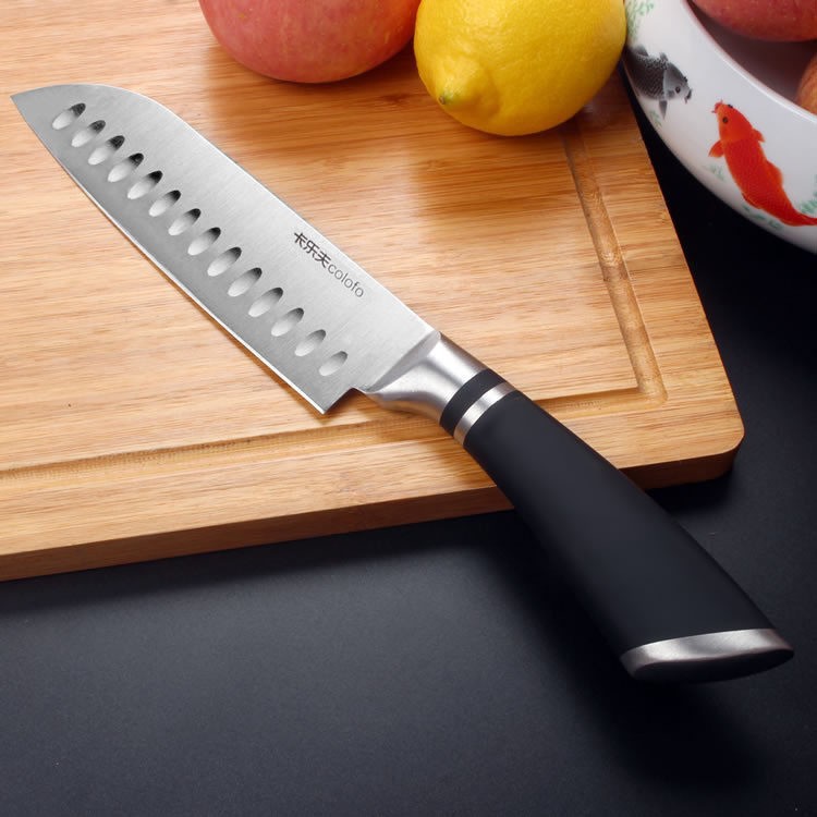 Stainless Steel Chef's Knife Kitchen Slicing Knife Household Kitchen Knife Stainless Steel Hollow Handle Fruit Knife Yangjiang Knife