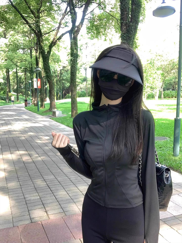 开衫外套防晒衣女款2025秋季新款薄款透气修身冰丝防晒服防紫外线|undefined