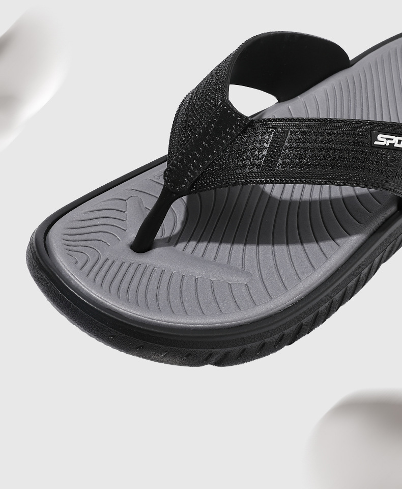 Herren Strandsandalen Mit Dicker Sohle Rutschfest Für Den Sommer_voghion.com