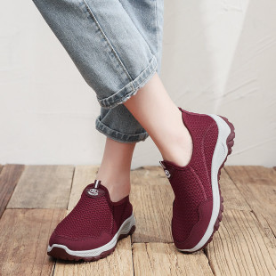 Walking Shoes, Spring Women's Shoes, Sports Shoes, Women's Slip-On Mom Shoes, Elderly Shoes, Non-Slip Shoes, Elderly Shoes Wholesale