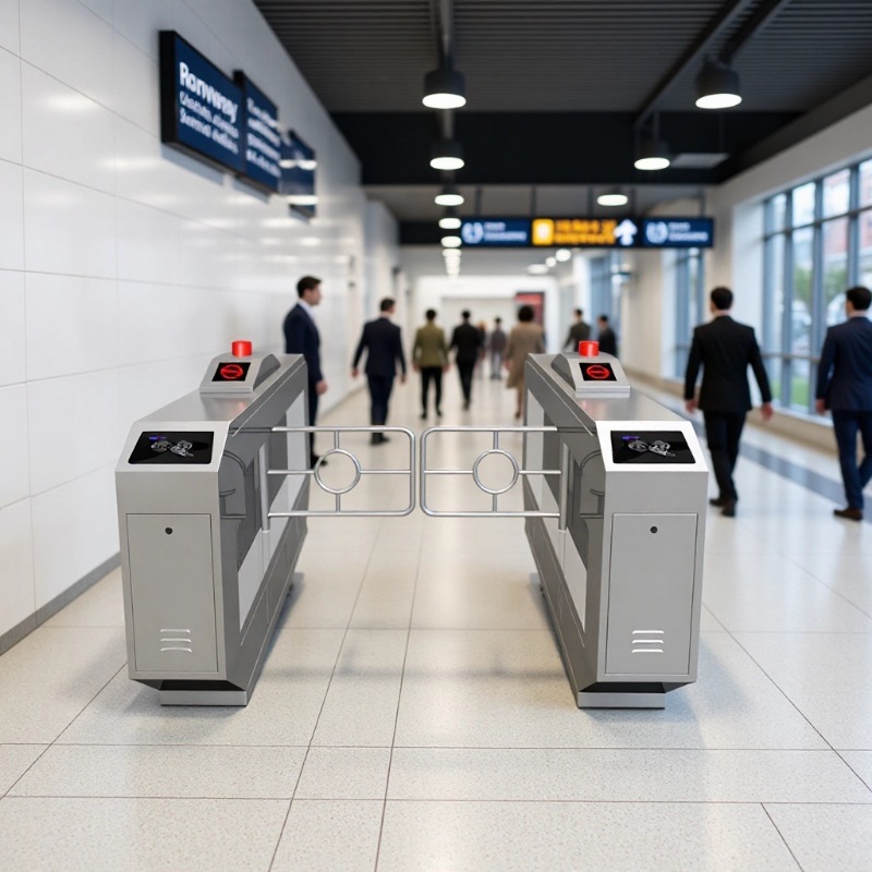 智能宽通道摆闸机 景区海关轮椅行李车通行 人行速通门 厂家直销