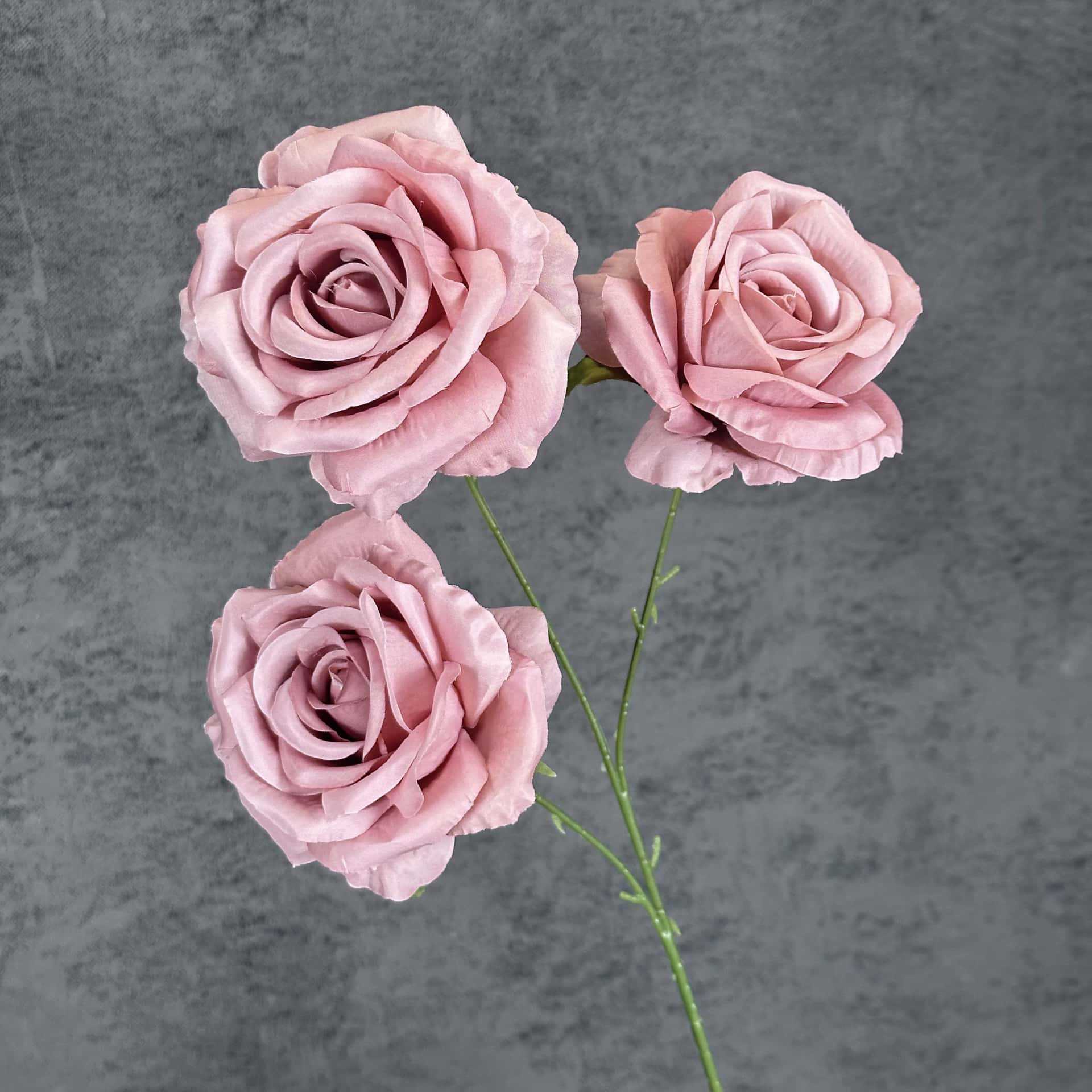 Flor artificial 3 rosas decoración de la escena de la boda decoración del hogar flor de seda hecha a mano decoración de flores falsas transfronterizas al por mayor image 17