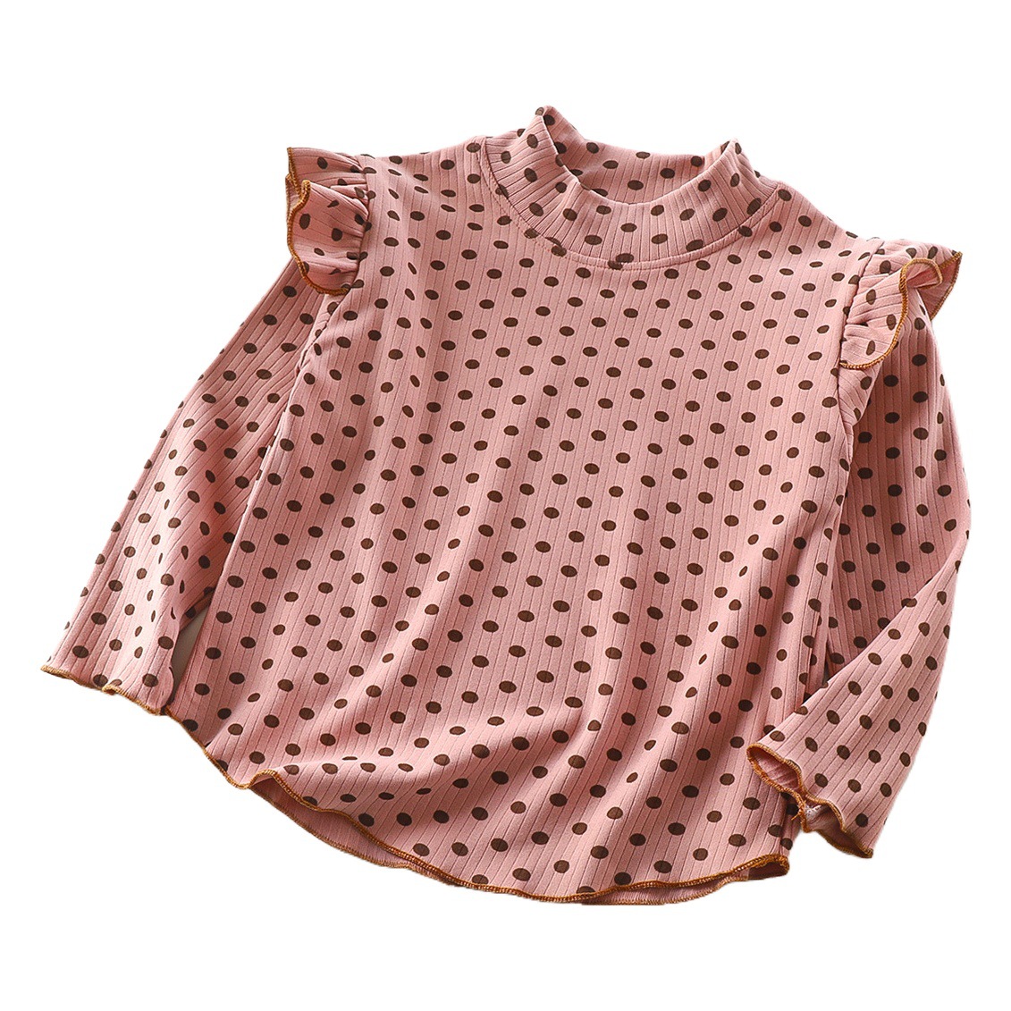 Camiseta de manga larga para niños Otoño e Invierno Nueva ropa de terciopelo para Niñas Ropa de estilo coreano ropa de niñas floral para niños al por mayor