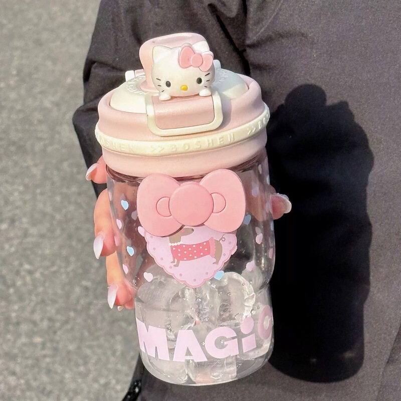 Tritan Water Cup 2025 New Female High-Looking Summer Plastic Double Drinking Straw Cup Portable Large Capacity Tea Cup Tritan Water Cup 2025 New Female High-Looking Summer Plastic Double Drinking Straw Cup Portable Large Capacity Tea Cup