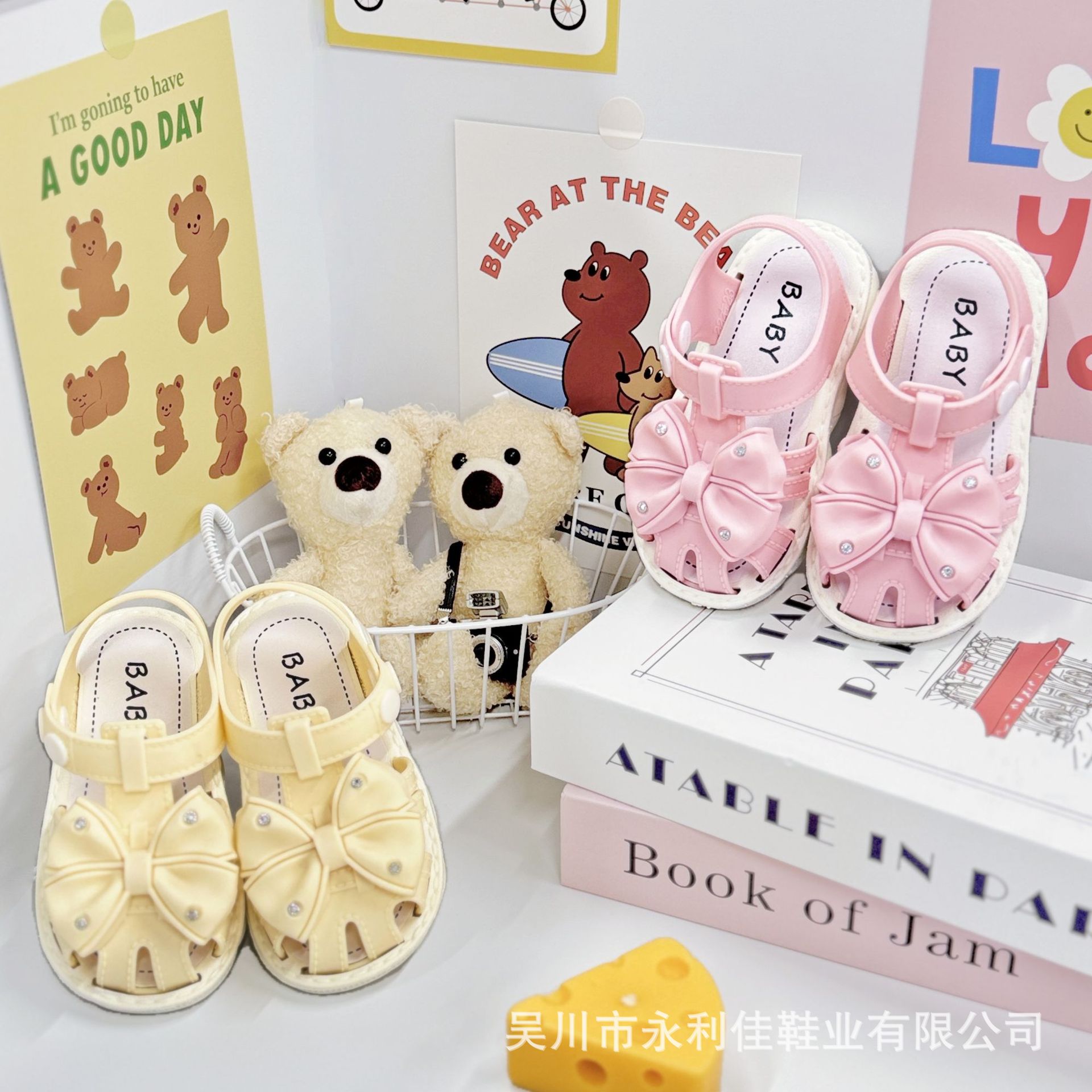 Sandalias de niñas, zapatos de verano para bebés, fábrica de exportación directa de zapatos de hebilla para bebés