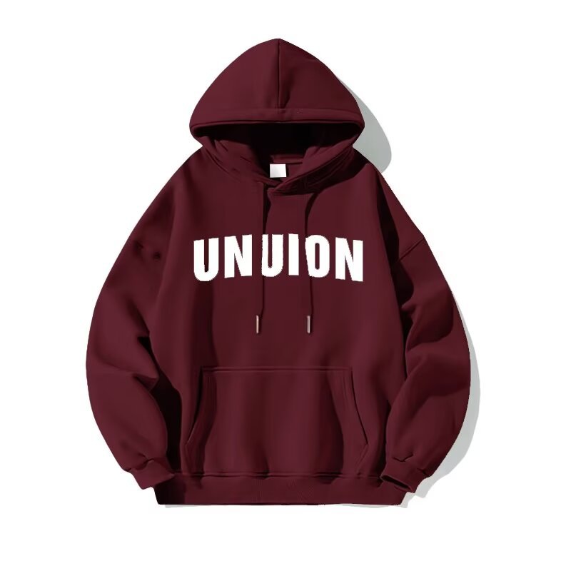 Felpa con cappuccio uomo stile hong kong oversize con scritte_voghion.com