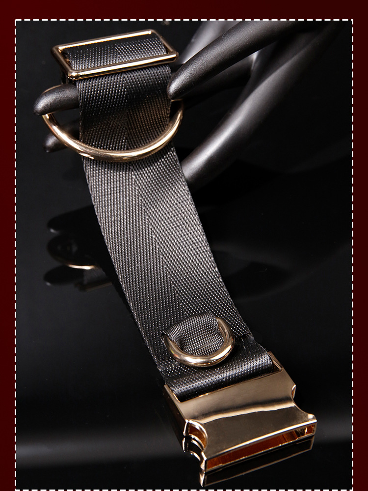 Jiuai Car Binding Restraint Strap for Couples, Black Metal and Webbing — detail image 17