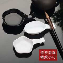 Manufacturer wholesale plastic black pen mountain pen holder ink saucer ink butterfly calligraphy supplies pen holder pen wash plastic ink saucer