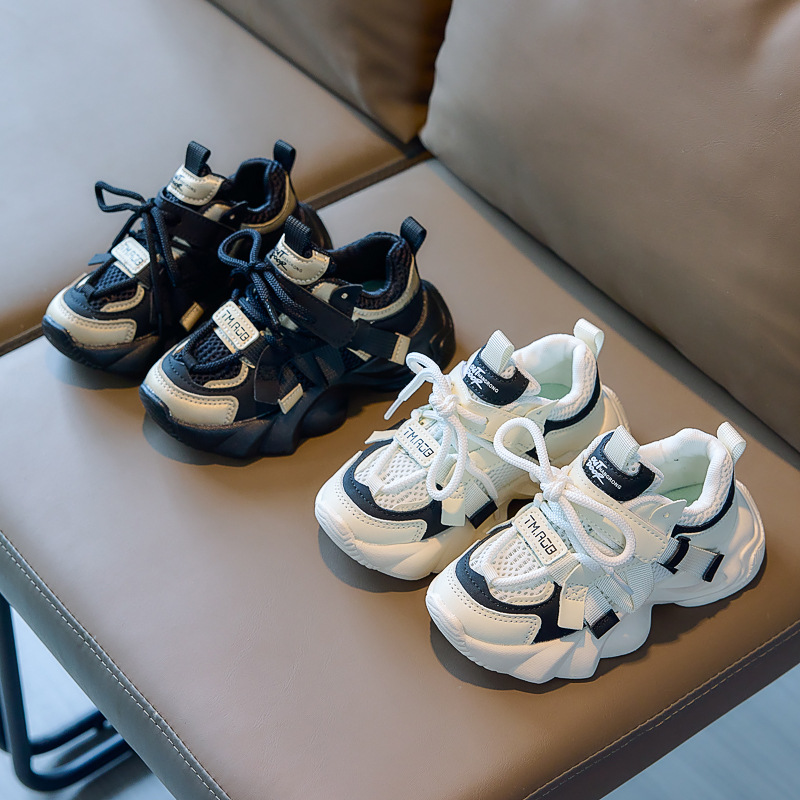 Zapatos infantiles de otoño 2025, zapatos casuales ecológicos, zapatos transfronterizos transpirables, zapatos de correr con suela suave, zapatos de moda para padres