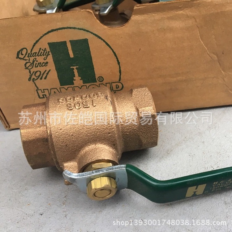 美国Hammond Valve品牌原装球阀 高效耐用8301型号BALL阀门