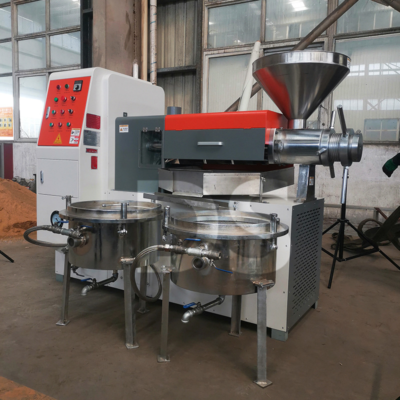 Pequeña prensa de aceite de lino, prensa de nueces, un conjunto de prensa de aceite de coco, prensa en frío