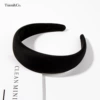 Black sponge headband