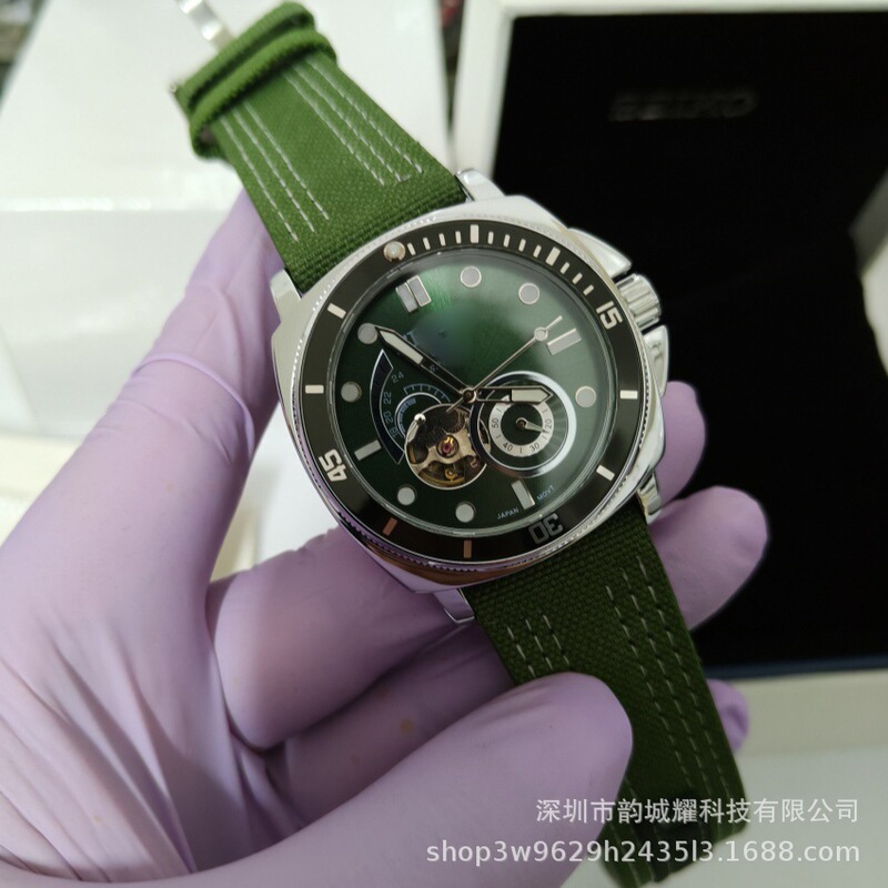 2025 Seiko Plus Cross-Border Business Full-Featured New Model Men's Business Sports Mechanical Watch Fully Automatic