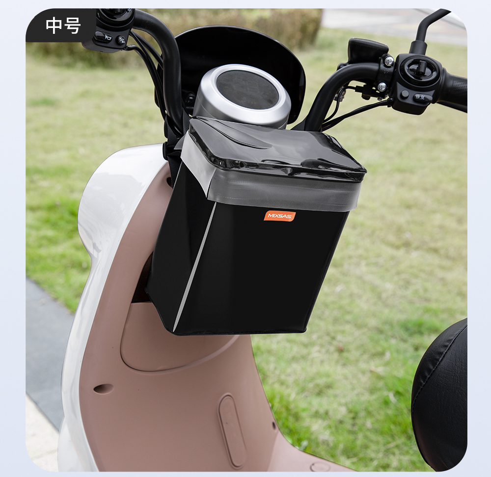 Electric Vehicle Hanging Bag, Front Storage Pocket, Waterproof Large-Capacity Hanging Bag, Universal Battery Vehicle Charger Storage Hanging Bag