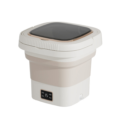 Smart digital folding washer-dryer 9L portable wash and dry in one small student dormitory underwear mini washer
