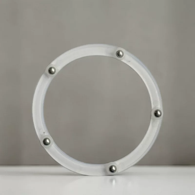 Manufacturer produces 4-inch plastic turntable furniture woodware 8 beads steel bead rolling base size diversified storage