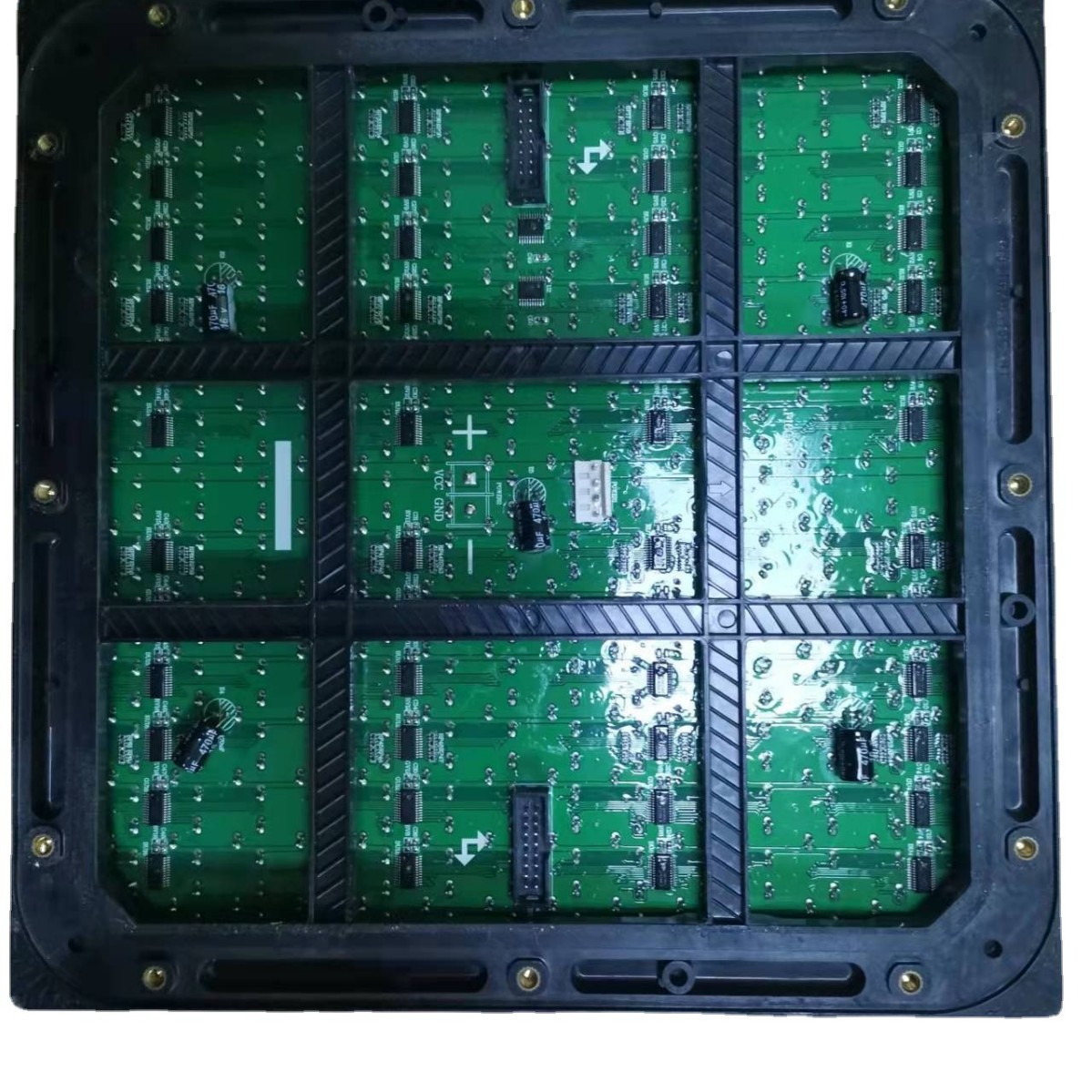 LED Módulo de visualización electrónica P16 enchufe directo al aire libre a todo color módulo de la unidad Junta