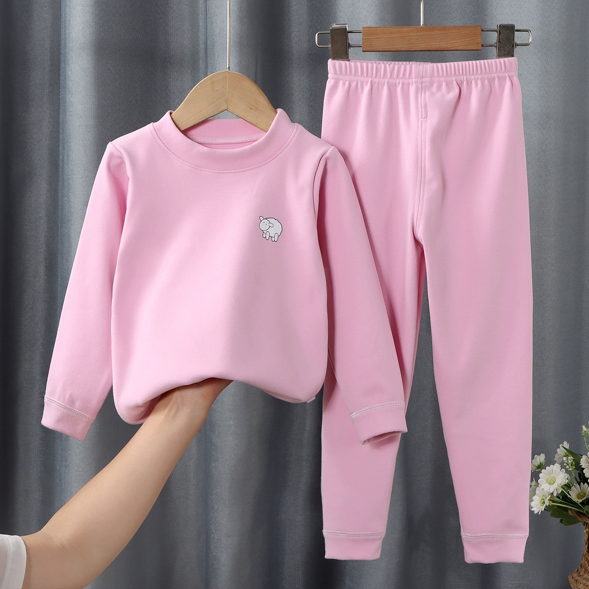 Children's Velvet Thermal Set — Thermal Underwear Pajama Base for Boys & Teens, Sizes 73–170 cm