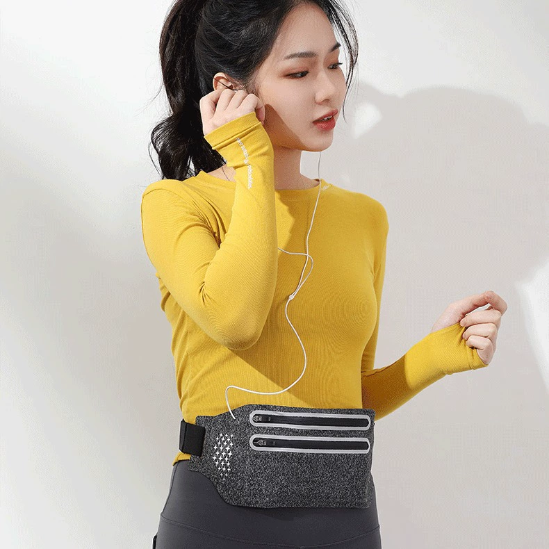 Ультратонкая поясная сумка для бега спортивная водонепроницаемая сумка для мобильного телефона марафон фитнес-оборудование уличная Водонепроницаемая поясная сумка для мужчин и женщин