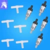 Тройник 5 шт., 5 чёрных обратных клапана