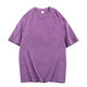 Foreign Trade Heavy American Short-sleeved Men's T-shirt Trendy Brand Pure Cotton Washed Old Men's and Women's High Street Retro Top