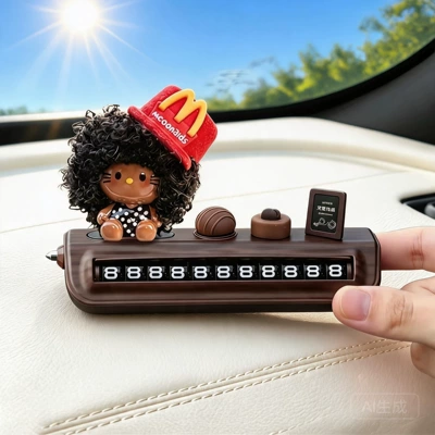 2026 New Model Kitty Temporary Nömrəli dayanma kartı - no-2-afro-kt-stop-sign