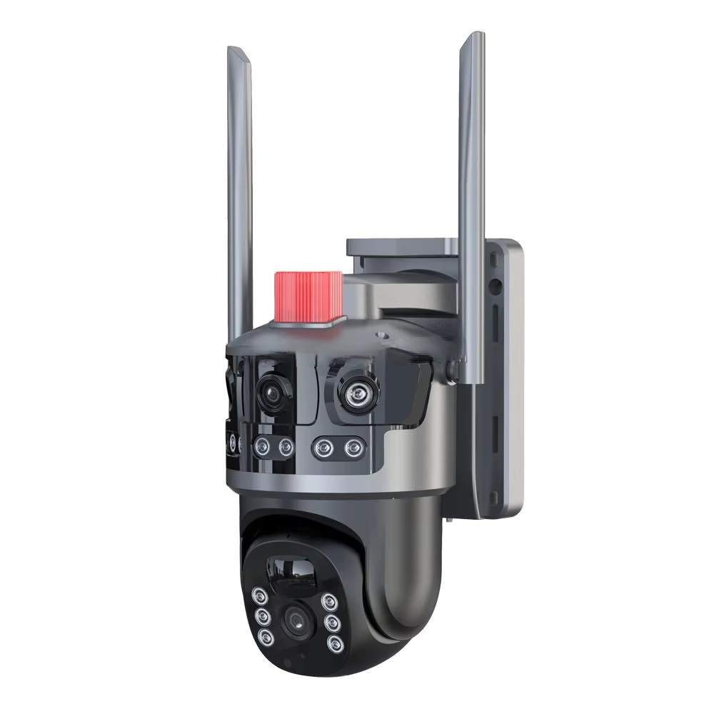 600W Caméra solaire double objectif - Suivi auto 3 écrans