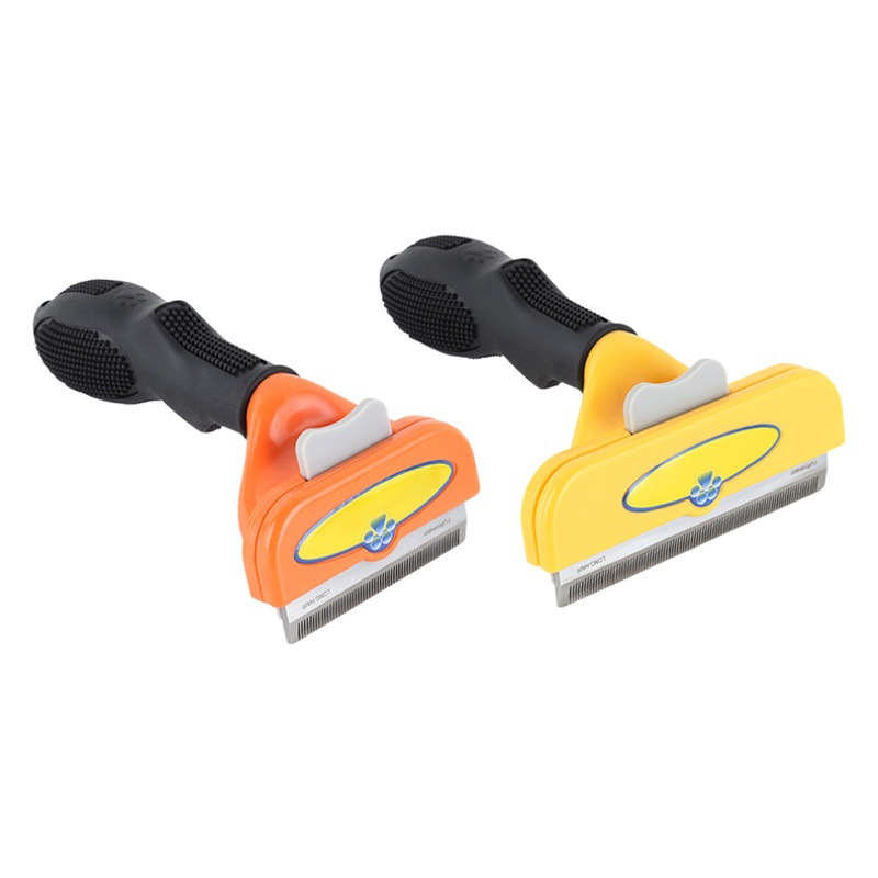 Peine para adelgazar el pelo de mascotas, para gatos y perros, elimina el pelo suelto, limpia y quita el pelo, peine de acero para mascotas.