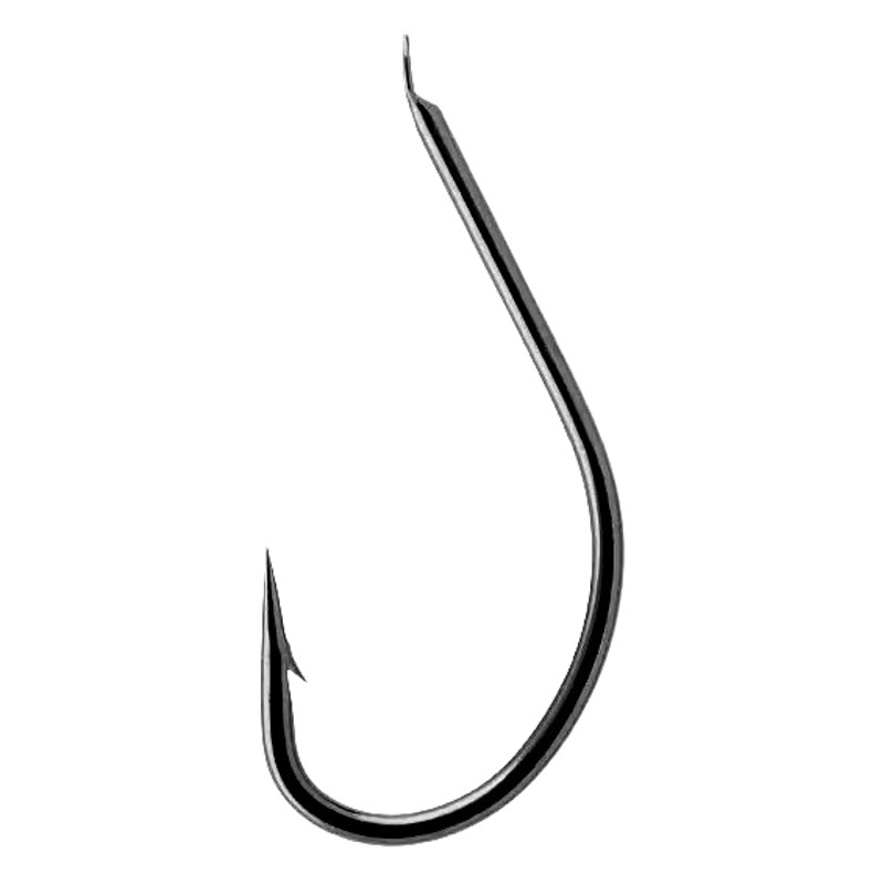 Bulk Genuine Black Diamond Large-Sized Bkk Maruyo Long-Handled, Thick, Crooked-Mouthed, Barbed Hooks for Catfish and Blackfish with Sharp Hooks