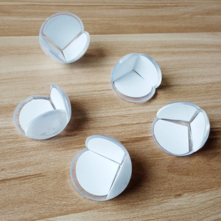 PVC material thickened transparent corner spherical anti-collision corner stickers-free baby protective transparent anti-collision corner stickers