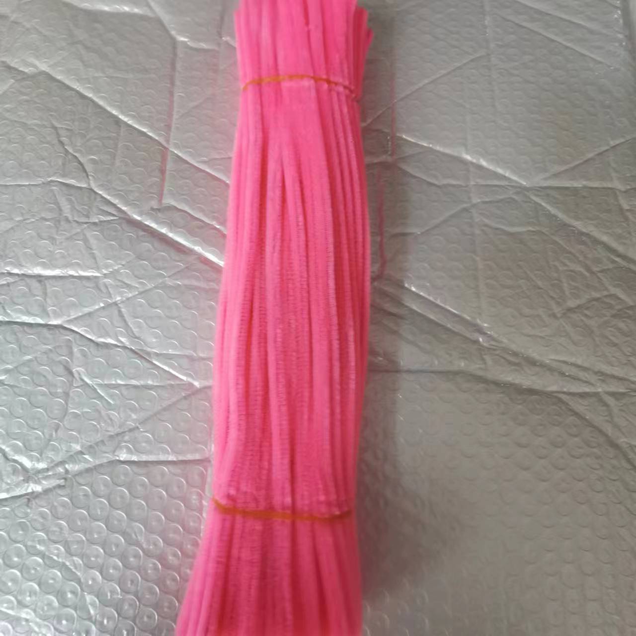 En stock colorido raíz peluda de los niños DIY Twisted stick tira felpa kindergarten hecho a mano peluche ramillete juguete