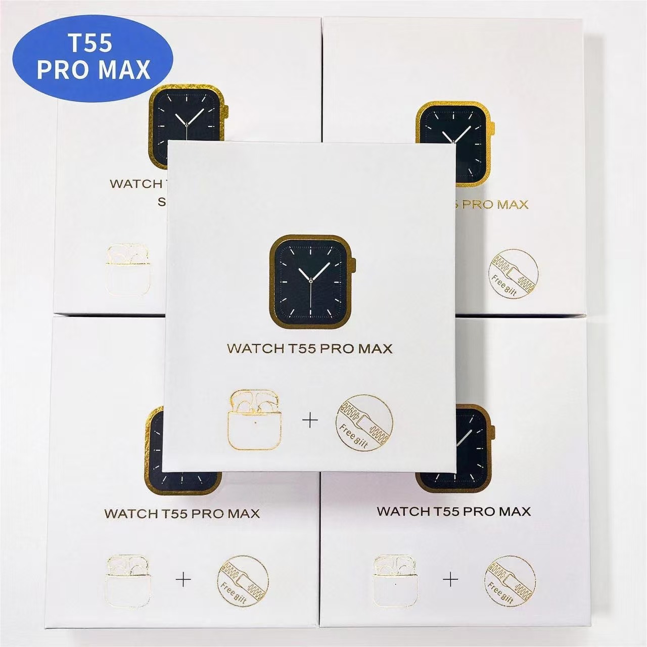 T55Promax Smart Watch Tws Bluetooth Headset T55Promax Two-In-One Card-Insertable Cd12Max Watch