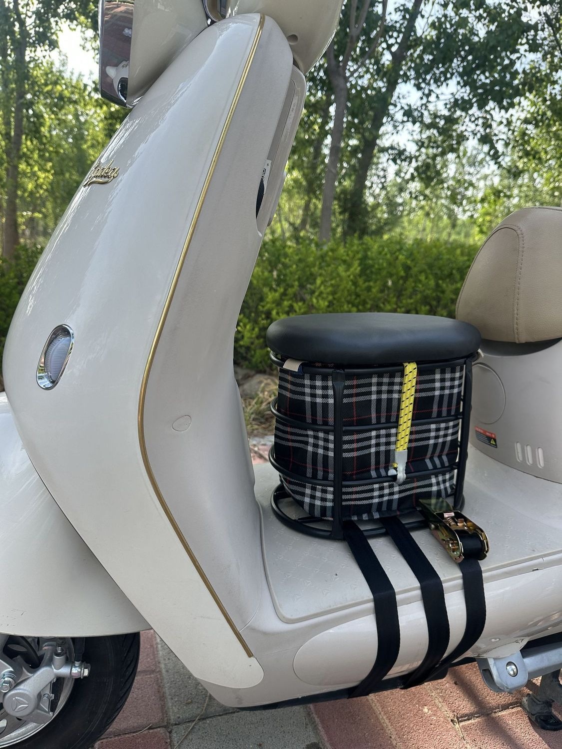 Electric Vehicle Child Seat, Child Storage Seat, Baby Seat, Armrest Folding Seat, Storage Basket, Children's Y90