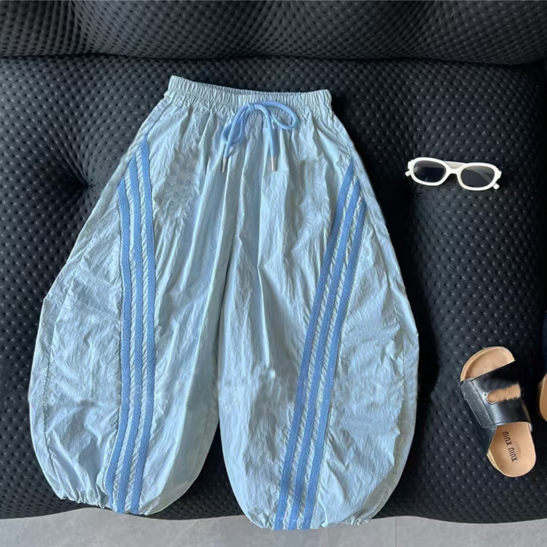 Children's Anti-Mosquito Pants 2025 Summer New Quick-Drying Pants for Men and Women, Kidsren's Clothing, Thin Breathable Kidsren's Pants, Paratrooper Pants