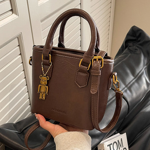 Women's Bag 2025 New Crossbody Bag Spring Bucket Bag Retro All-match High-end Niche One-shoulder Handbag