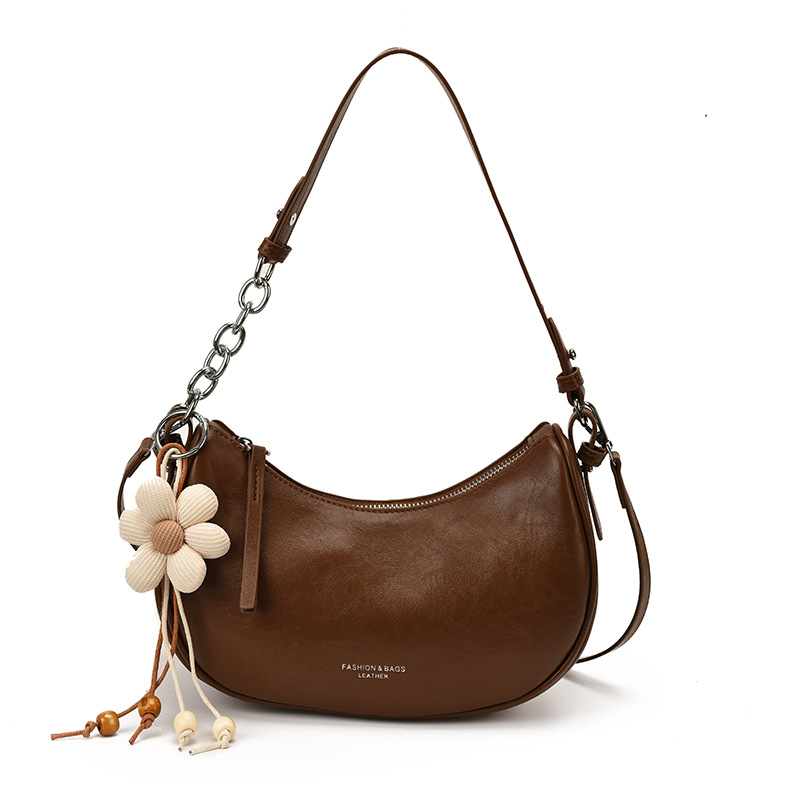 Bolso de mano popular de este año bolso de mujer 2026 nueva moda simple bolso de hombro de brazo universal bolso de饺os para mujeres