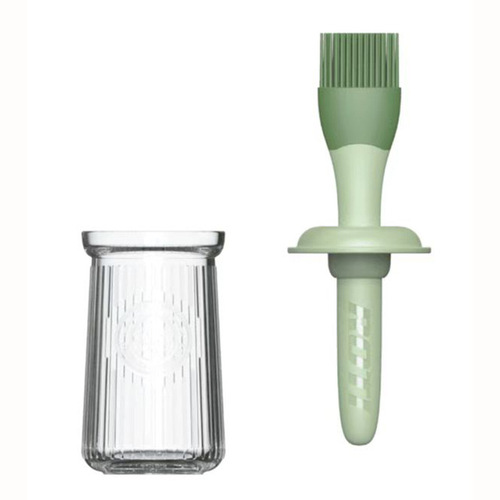 New third generation shield baking silicone brush set high temperature resistant food grade removable barbecue brush oil brush