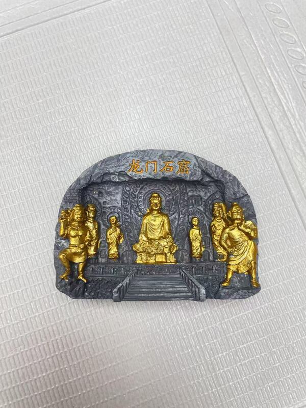 河南の名所、洛陽龍門、冷蔵庫用マグネット、老君山、白馬寺、牡丹、燕菜、立体文化創作品、流行の文化創作品|undefined