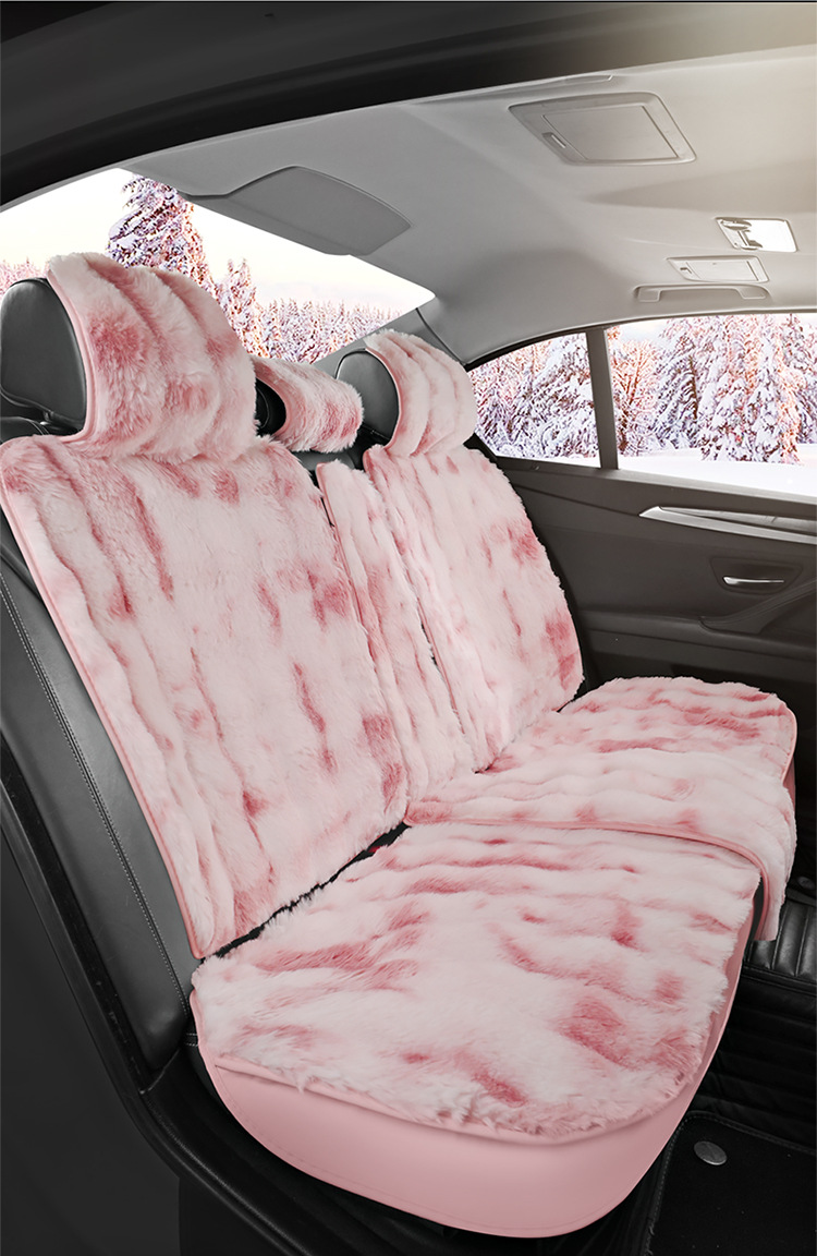 Winter New Plush Bubble Velvet Seat Cover Thickened fleece-lined Warm Full Envelope Car Cushion Multi-piece Car Cushion