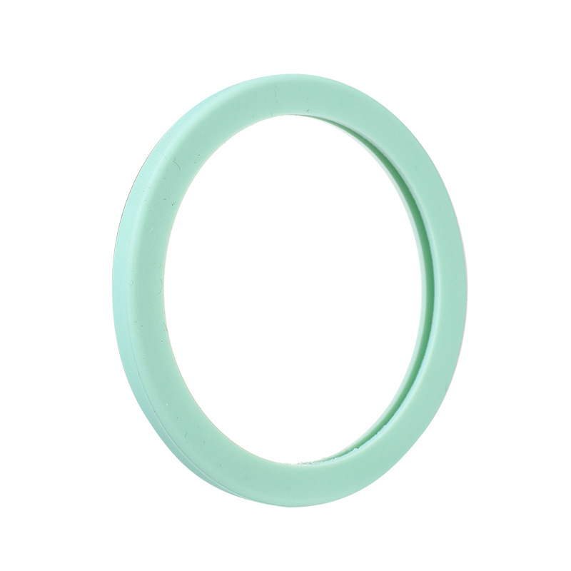 Silicone small round mirror [green] 6*6cm