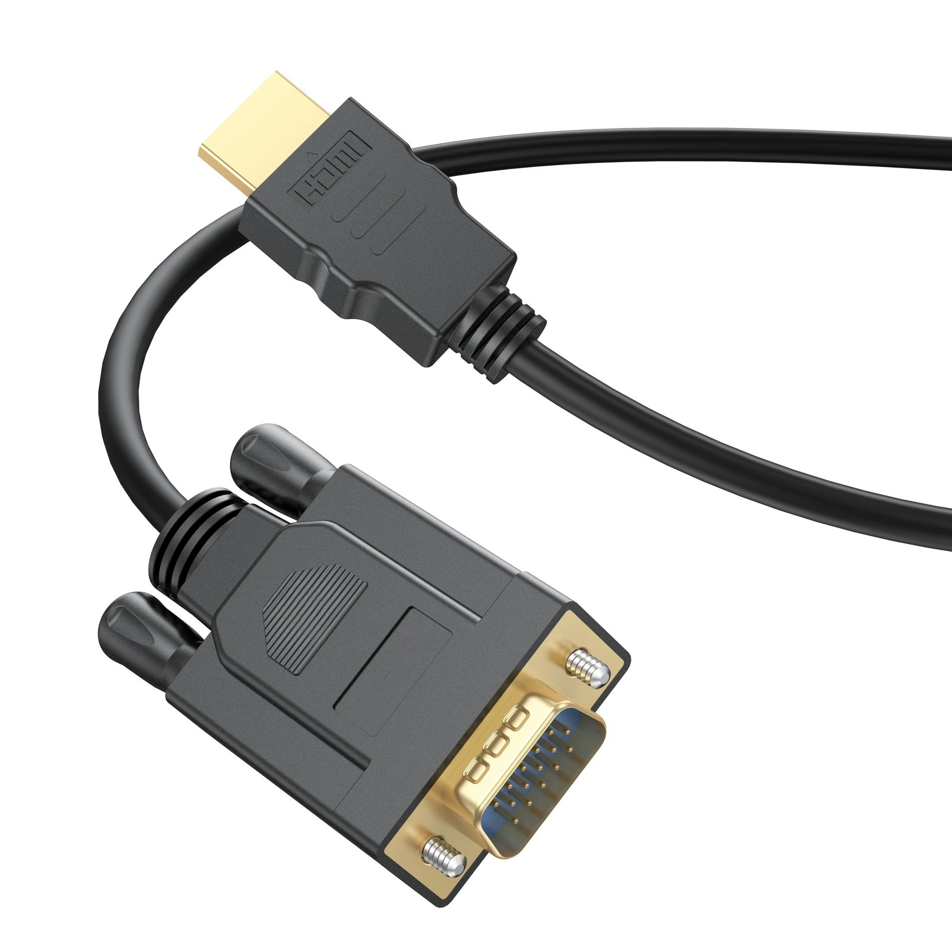 HDMI к VGA кабель-адаптер для ноутбука с аудио интерфейсом, дисплей проектор
