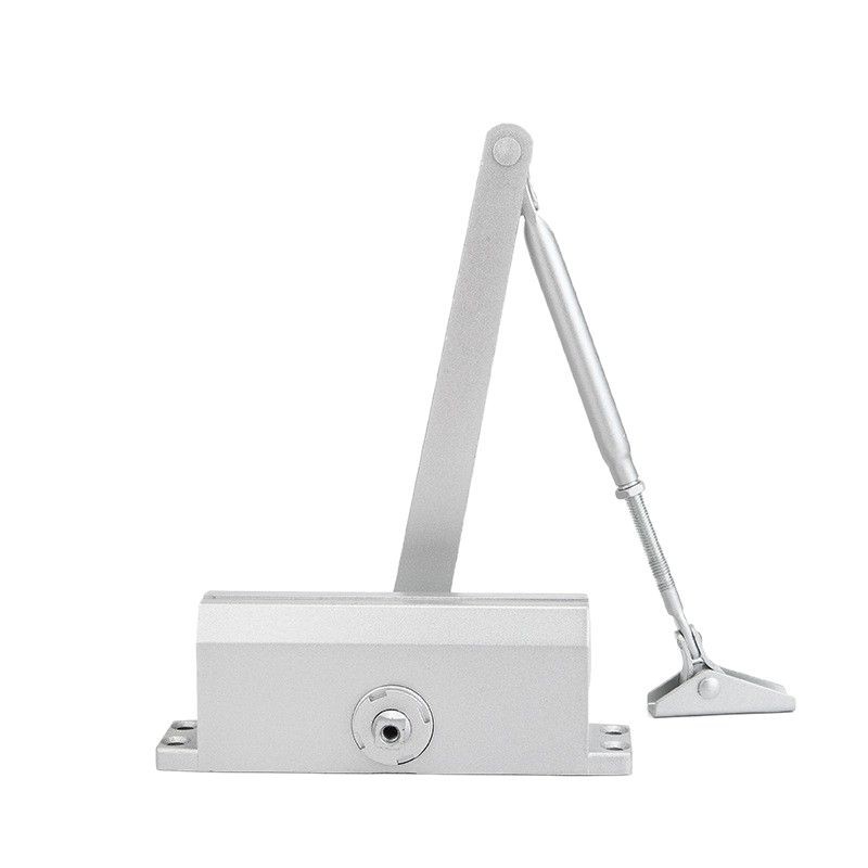 Cerrador automático de puerta cortafuego, cierre de puerta de aleación de aluminio simple, amortiguador silencioso, cierre de puerta de fuego hidráulico