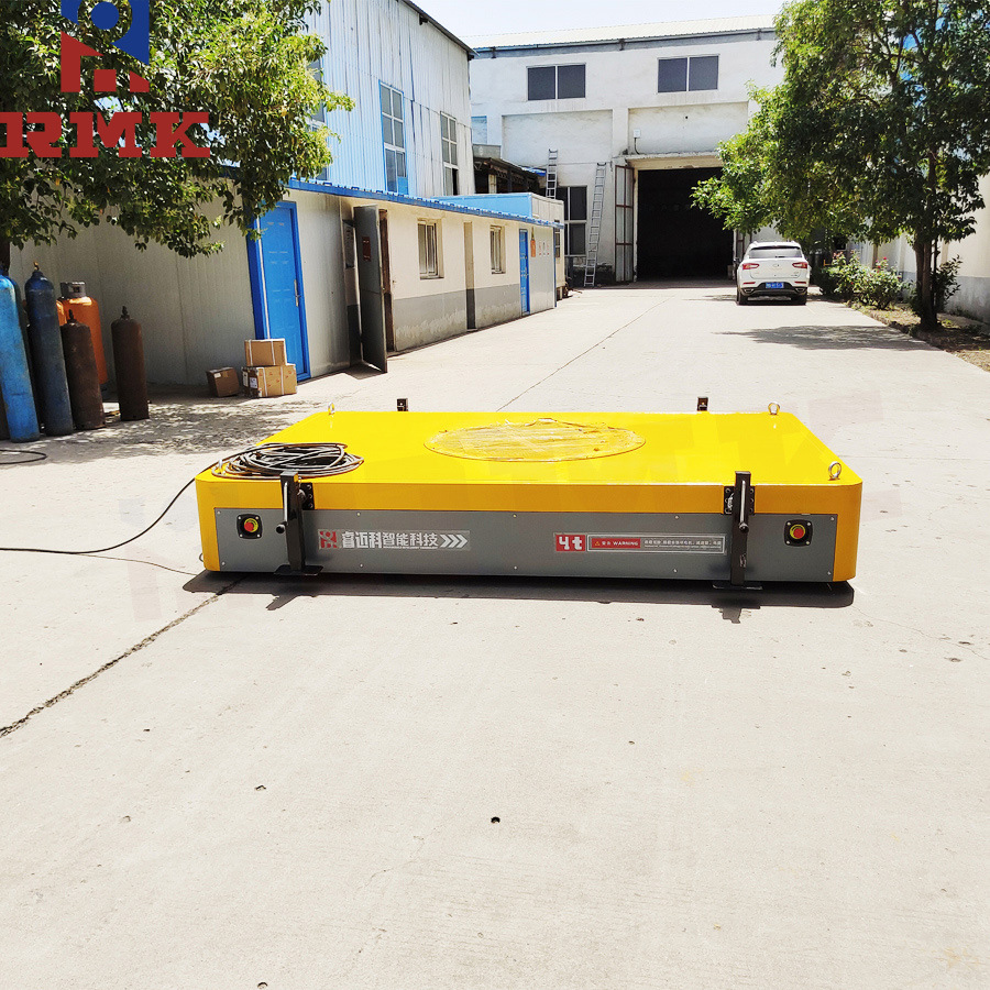 4吨拖缆无轨电动平车可任意转向可上门测绘睿迈科【可参观工厂】