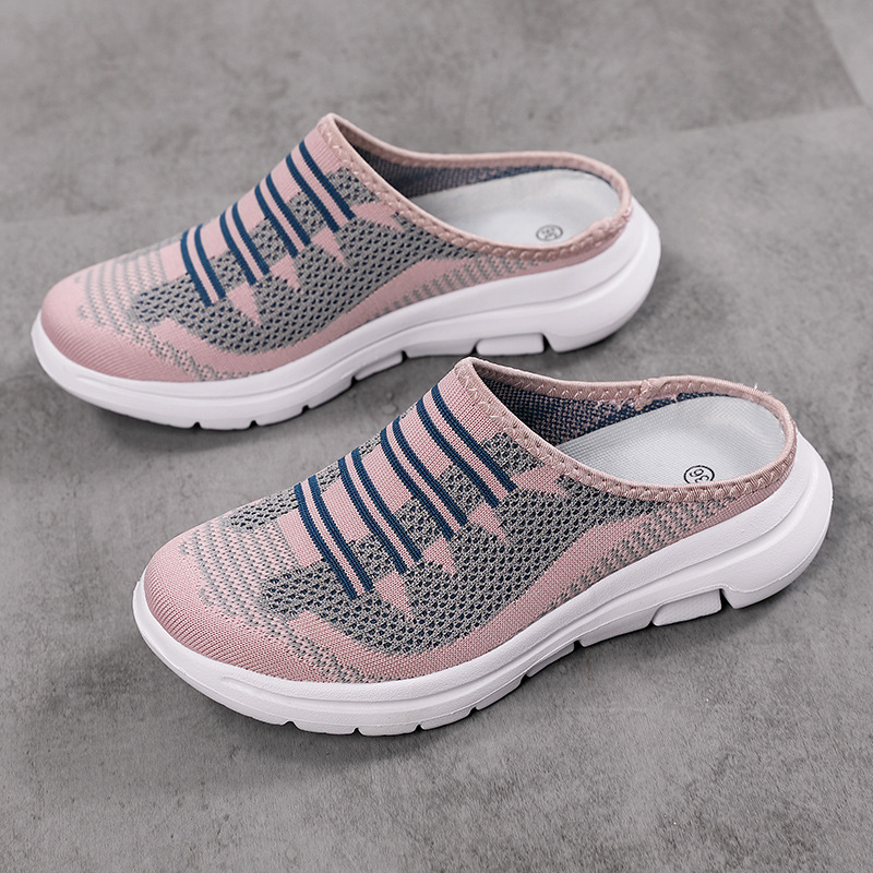 2024 Spring/Summer New Large Size Cross-Border Half-Slip Women's Shoes, Trendy Casual Slip-On Mesh Women's Shoes, Fashionable Shoes 2024 Spring/Summer New Large Size Cross-Border Half-Slip Women's Shoes, Trendy Casual Slip-On Mesh Women's Shoes, Fashionable Shoes