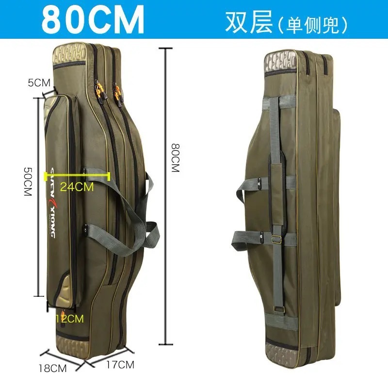 80cm 2겹 벨리백 옥스포드 천 브라운
