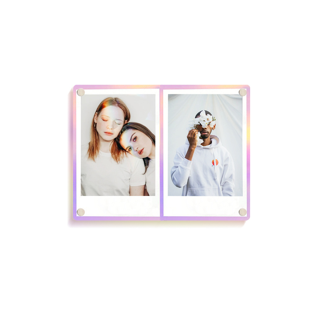 Suitable for Polaroid Pop/ 3inch /Wide Digital Photo Acrylic Photo Frame Refrigerator Magnet Photo Frame