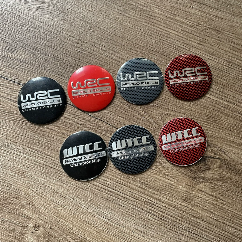 Логотип ступицы колеса WRC WTCC Модифицированная декоративная наклейка на ступицу колеса 56 мм наклейка на ступицу колеса наклейка из алюминиевого сплава декоративная наклейка с рисунком